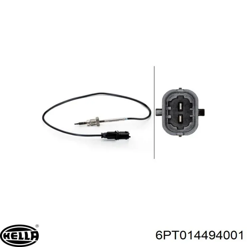 STS0219 Magneti Marelli sensor de temperatura dos gases de escape (ge, até o catalisador)