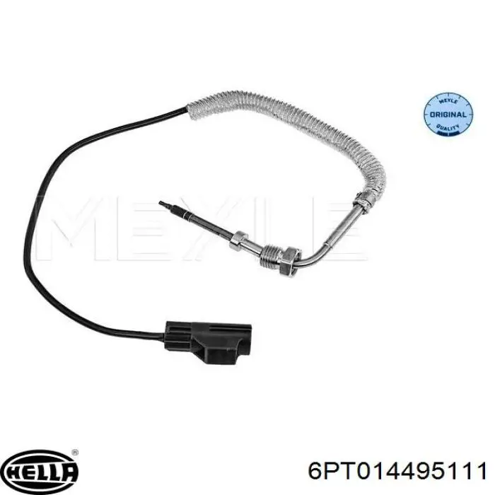 6PT 014 495-111 HELLA sensor de temperatura dos gases de escape (ge, depois de catalisador)