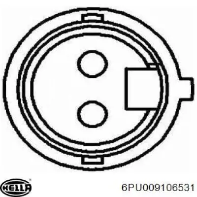 Датчик АБС (ABS) задний правый 6PU009106531 HELLA