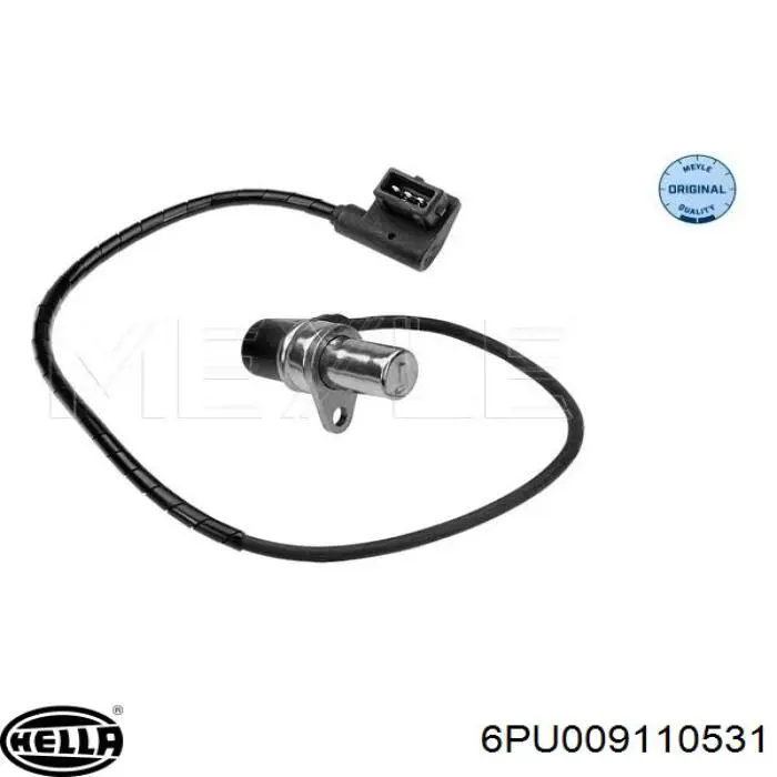 Sensor de posición del cigüeñal 6PU009110531 HELLA