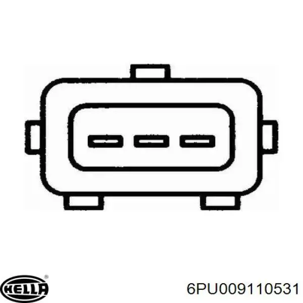 Датчик положения коленчатого вала HELLA 6PU009110531 цена, от 25.66 USD