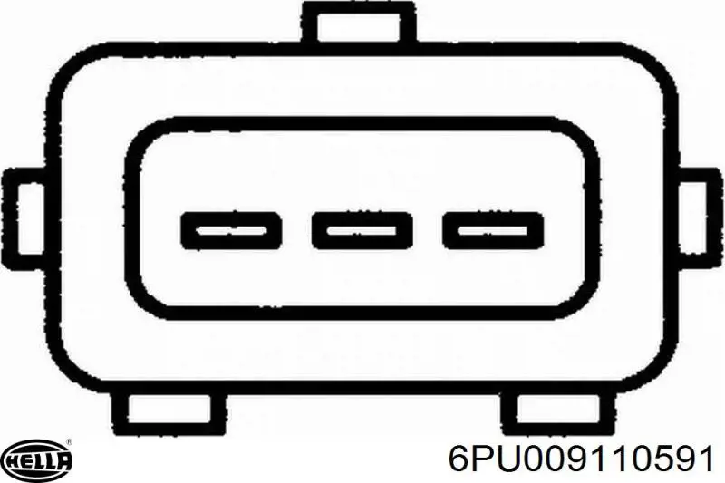 Sensor de posición del cigüeñal 6PU009110591 HELLA