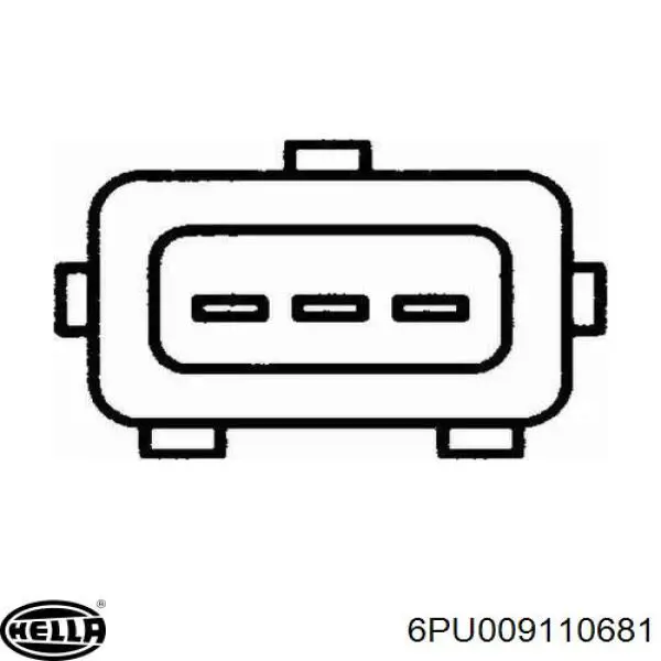 Датчик коленвала 6PU009110681 HELLA