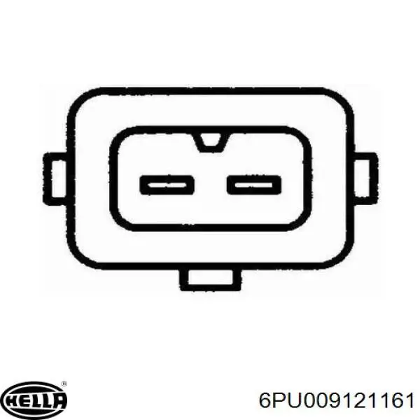 Sensor de posición del cigüeñal 6PU009121161 HELLA