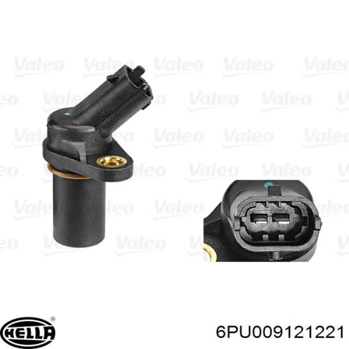 Датчик положения коленчатого вала HELLA 6PU009121221 цена, от 15.56 USD