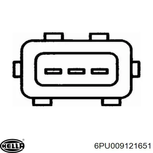 Датчик положения распредвала HELLA 6PU009121651