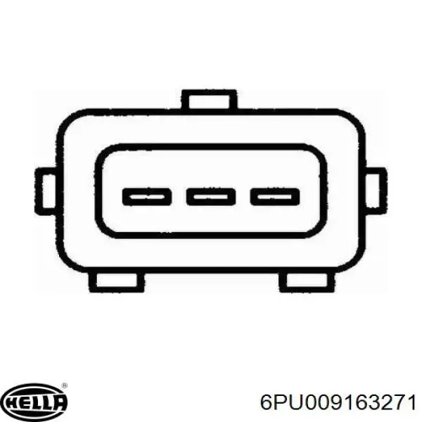 Sensor de posición del cigüeñal 6PU009163271 HELLA