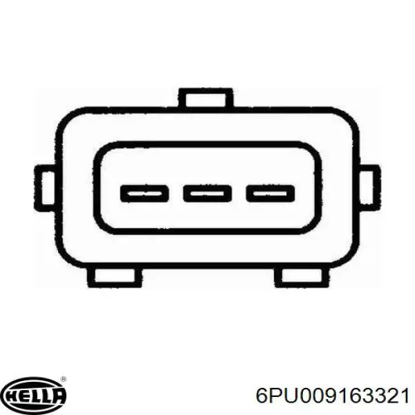 Датчик коленвала 6PU009163321 HELLA