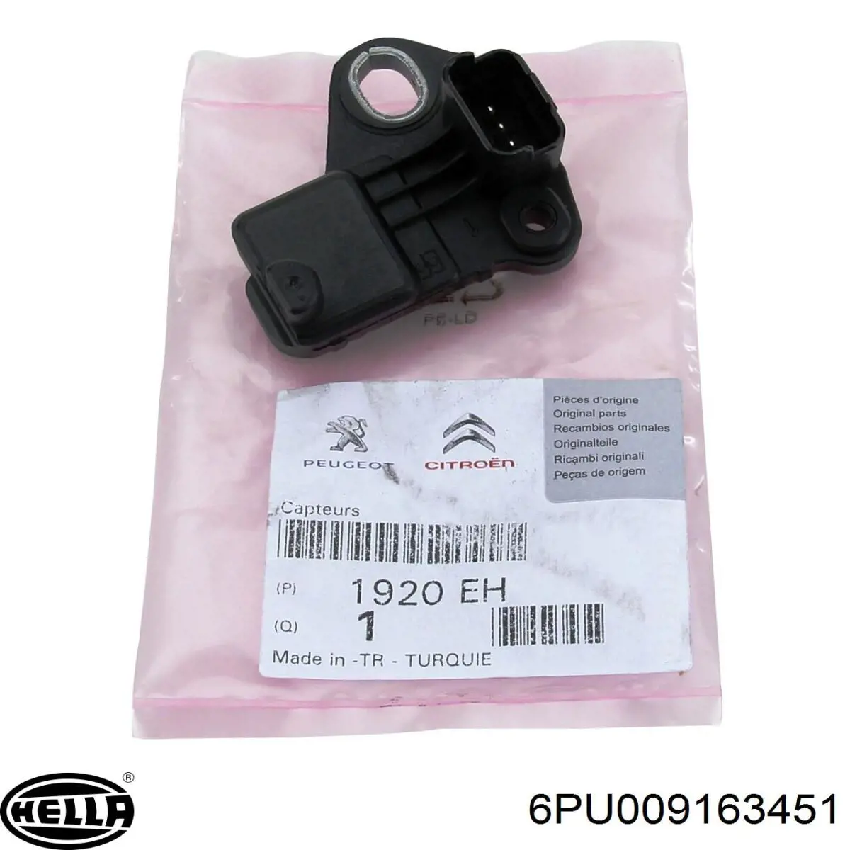 Датчик коленвала 6PU009163451 HELLA