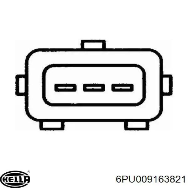 Датчик коленвала 6PU009163821 HELLA