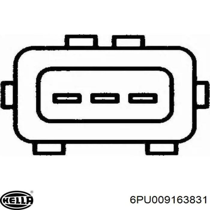 Датчик положения коленчатого вала HELLA 6PU009163831 цена, от 22.66 USD