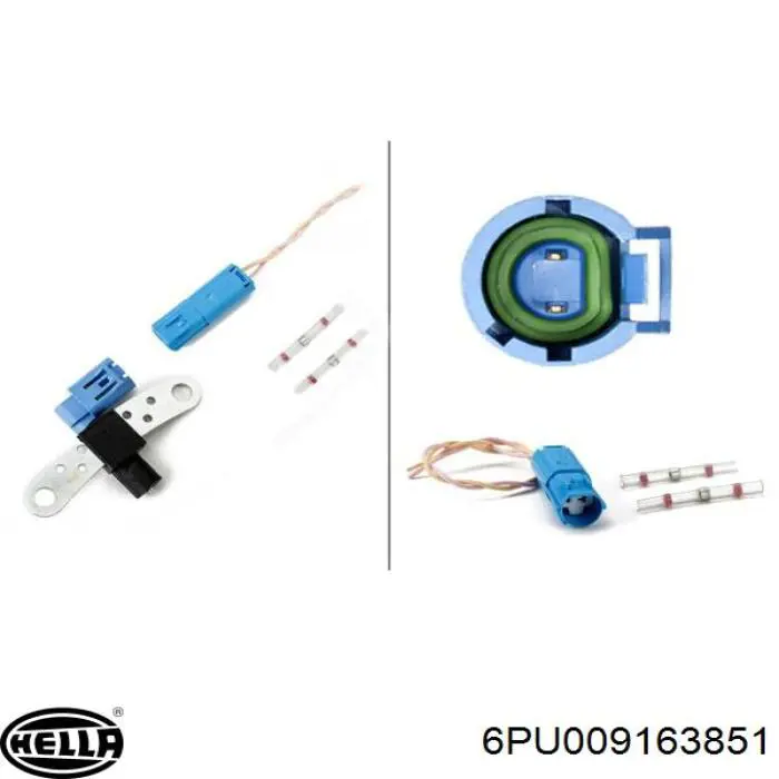 Датчик положения коленчатого вала HELLA 6PU009163851 цена, от 12.67 USD