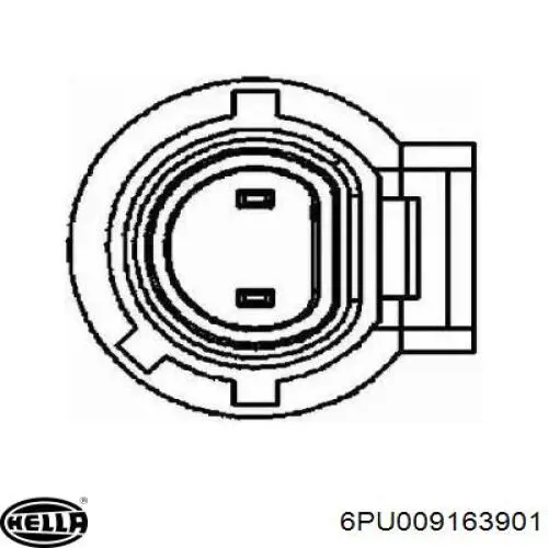 Датчик коленвала 6PU009163901 HELLA