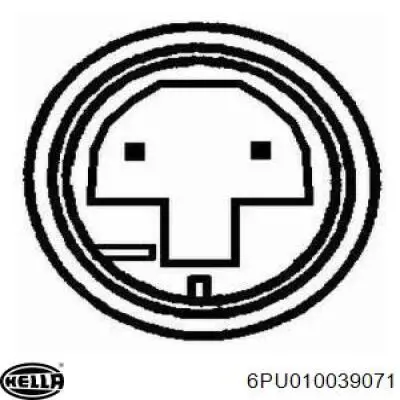 Sensor ABS trasero 6PU010039071 HELLA