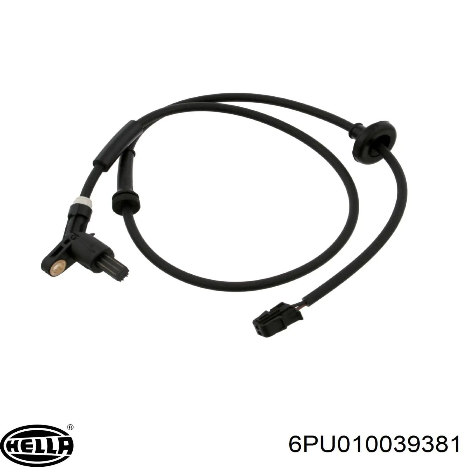 Sensor ABS trasero 6PU010039381 HELLA