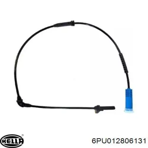 6PU012806131 HELLA sensor dianteiro de abs