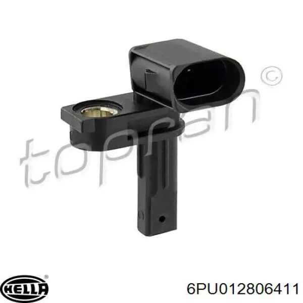 Sensor ABS delantero 6PU012806411 HELLA