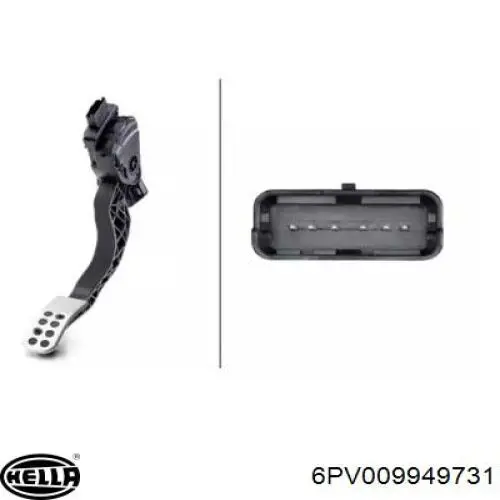 Педали газа на Citroen C4 II B7