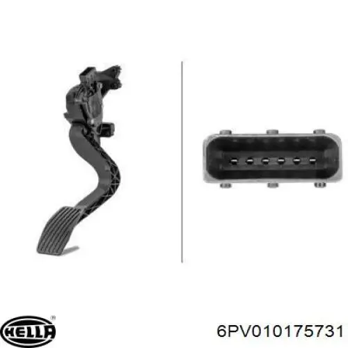 Педаль газа (акселератора) Fiat/Alfa/Lancia 52013951 цена, от 114.08 USD