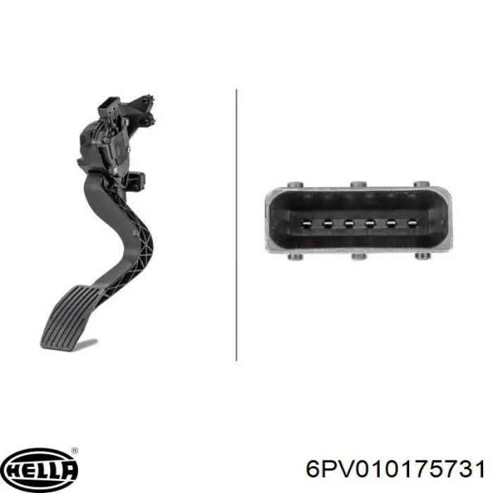 Купить 52013951 Fiat/Alfa/Lancia Педаль газа