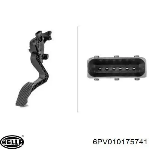 Педали газа на Fiat Tipo EGEA 356