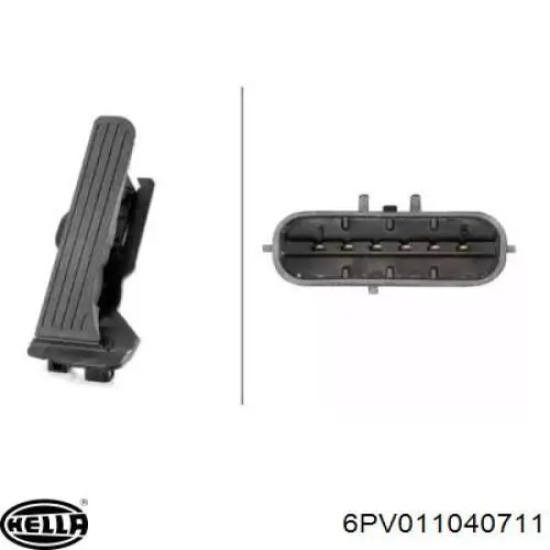 Педаль газа (акселератора) VAG 1K2721503AE цена, от 12.71 USD