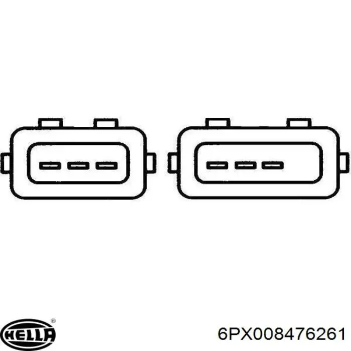 Купить 6PX008476261 HELLA Потенциометр