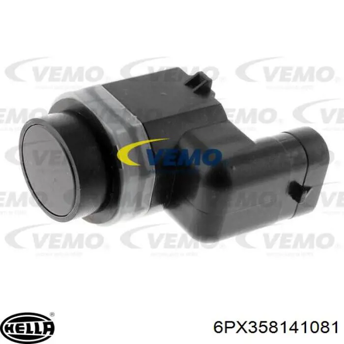 Sensor De Alarma De Estacionamiento(packtronic) Parte Delantera/Trasera 6PX358141081 HELLA