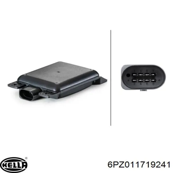 6PZ011719241 HELLA Датчик контроля мертвой зоны задний