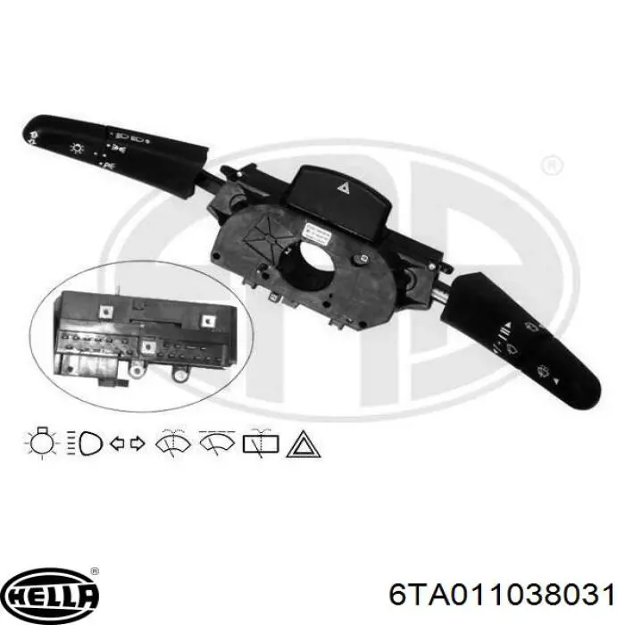 Подрулевой переключатель 6TA011038031 HELLA