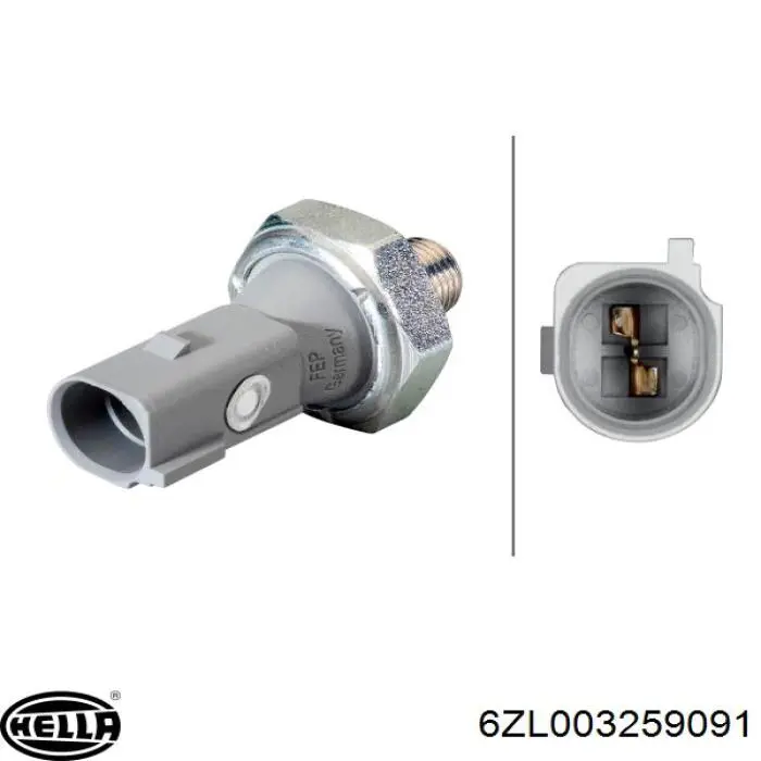 Датчик давления масла 6ZL003259091 HELLA