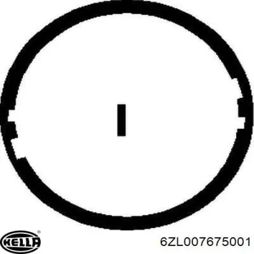 Датчик давления масла двигателя HELLA 6ZL007675001