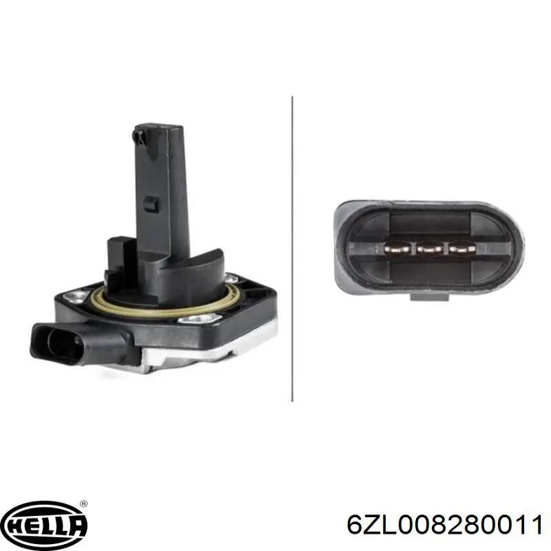Датчик давления масла двигателя HELLA 6ZL008280011