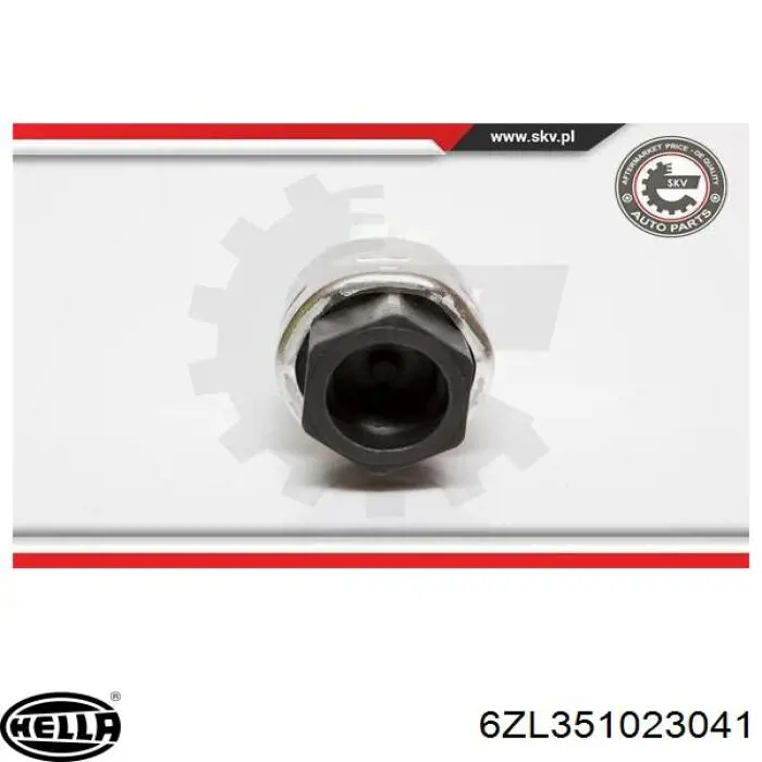 Compre 6ZL351023041 HELLA Sensor de pressão absoluta de aparelho de ar condicionado