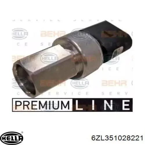 Датчик давления кондиционера 6ZL351028221 HELLA
