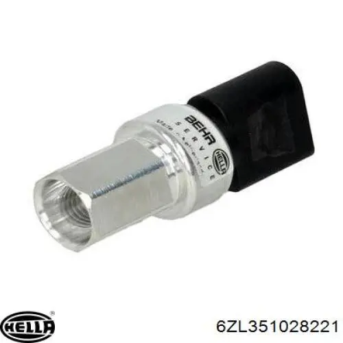 Датчик абсолютного давления кондиционера HELLA 6ZL351028221 цена, от 12.85 USD