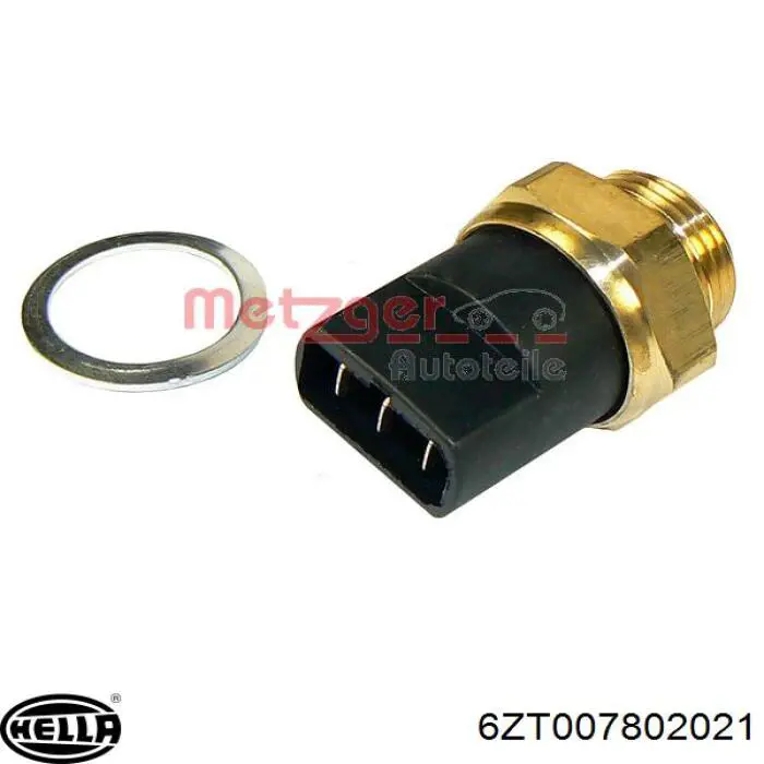 Купить 6ZT007802021 HELLA Датчик включения вентилятора радиатора 