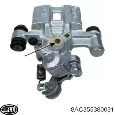 Суппорт задний левый 8AC355380031 HELLA
