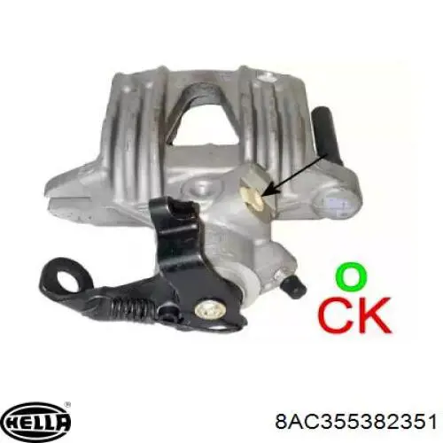 Задний левый суппорт FTE RX369825A0 цена, от 59.95 USD