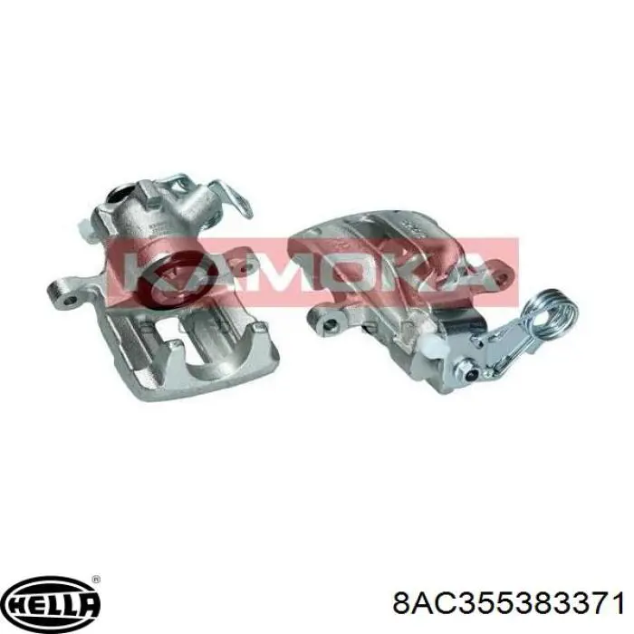 Купить 8AC355383371 HELLA Суппорт задний левый