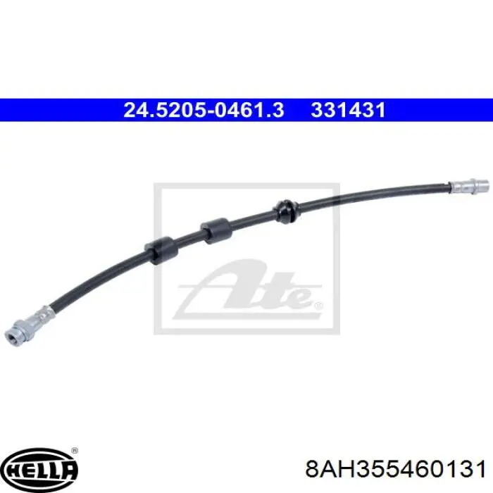 Шланг тормозной передний Maxgear 520207
