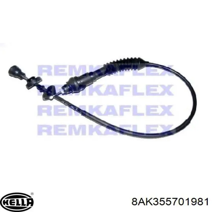 Тросик сцепления HELLA 8AK355701981