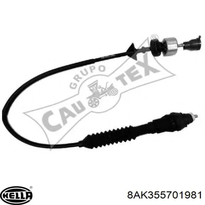 Трос сцепления HELLA 8AK355701981 цена, от 28.67 USD