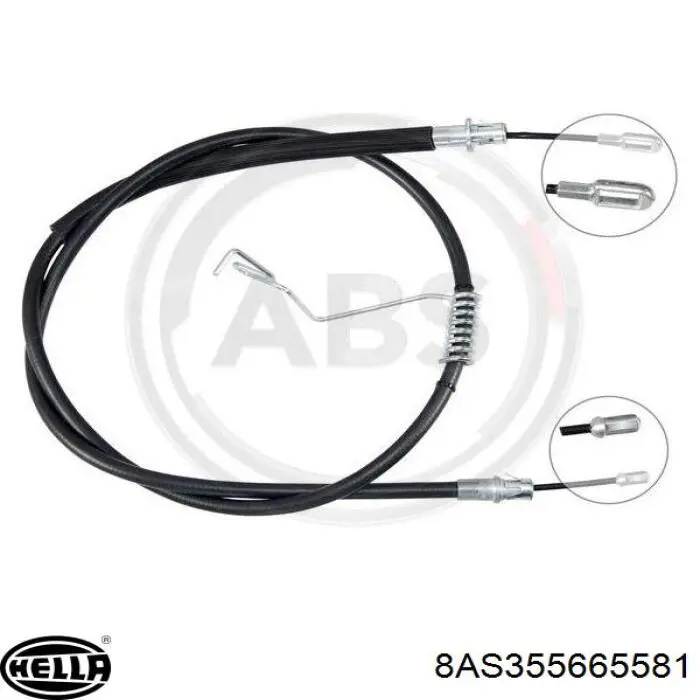 BC1371 DP Group Трос ручного тормоза