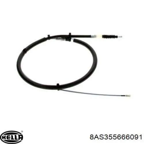 Задний трос ручника 8AS355666091 HELLA