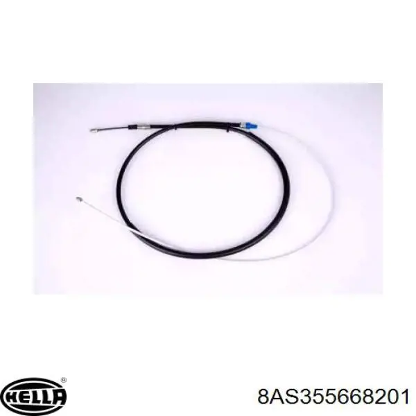 8AS355668201 HELLA Трос ручного тормоза задний правый/левый