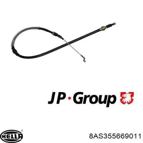 Купить 8AS355669011 HELLA Тормоз стояночный