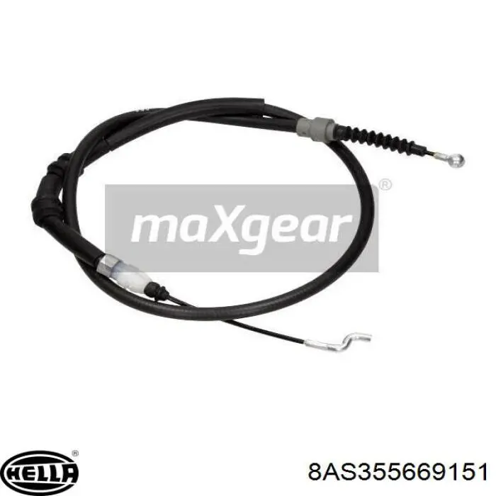 Задний трос ручника HELLA 8AS355669151 цена, от 13.99 USD
