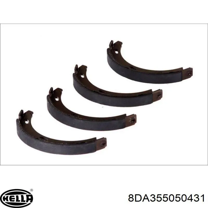 Купить 8DA355050431 HELLA Колодки ручника/стояночного тормоза