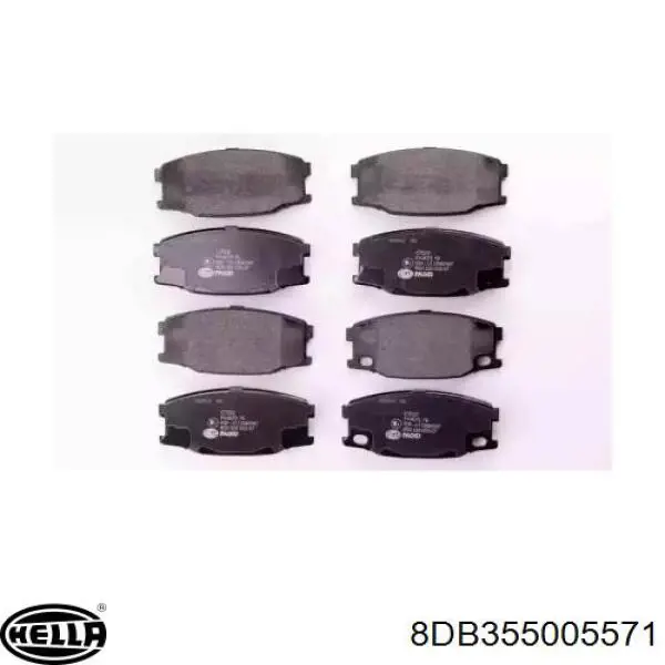 Колодки HELLA 8DB355005571 цена, от 42.56 USD